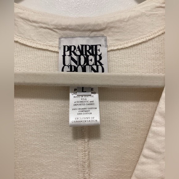Prairie Underground lagenlook cardigan sweater. Size L. - Picture 2 of 11